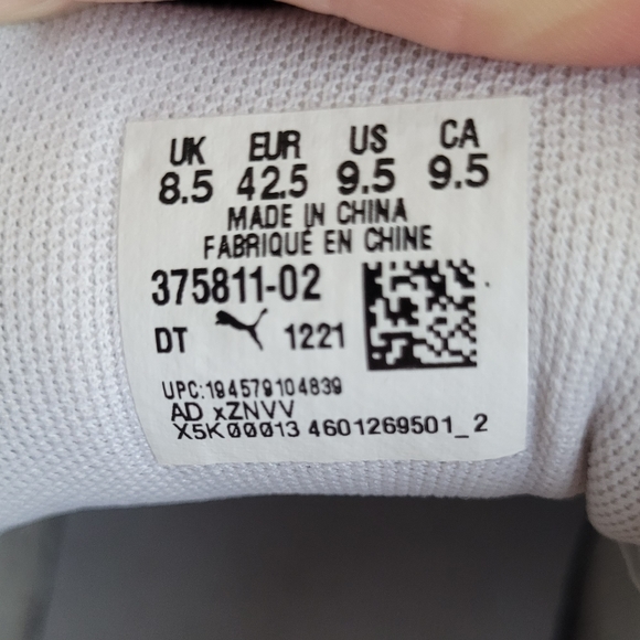 Puma shoes 9.5US, 42.5 - Picture 2 of 6